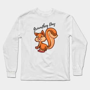 Groundhog Day Rodent Meteorologist Day February 2nd T-Shirt Long Sleeve T-Shirt